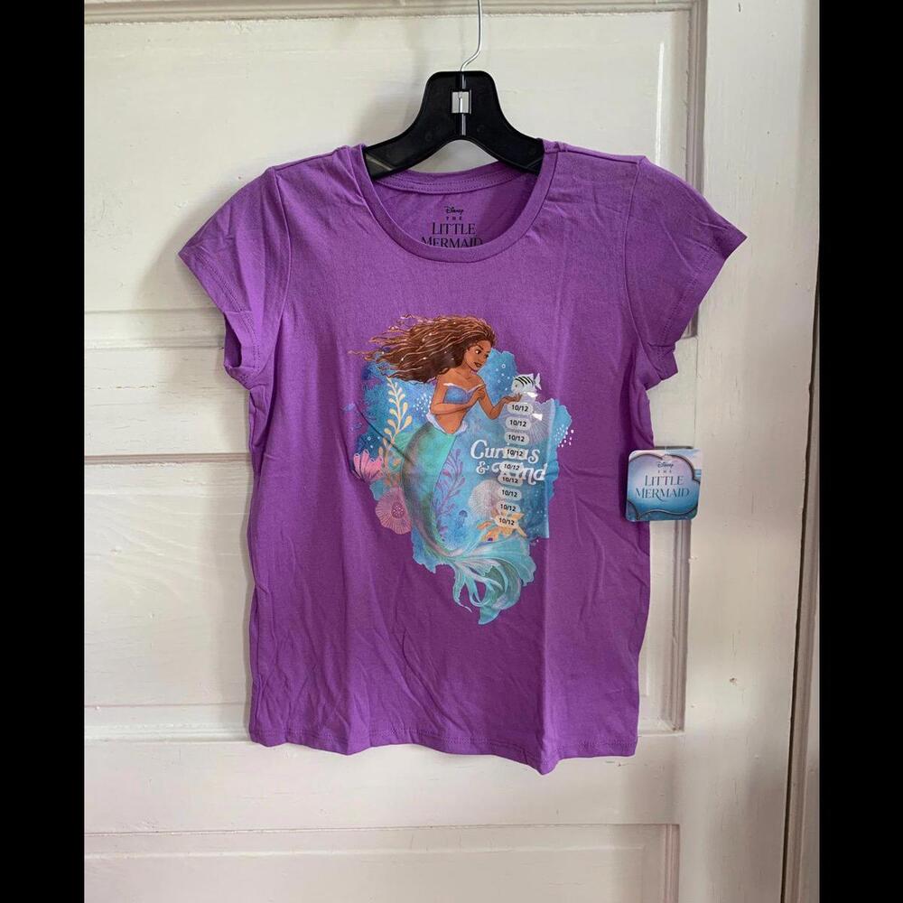 NWT Disney The Little Mermaid Shirt Size Kids 10/12